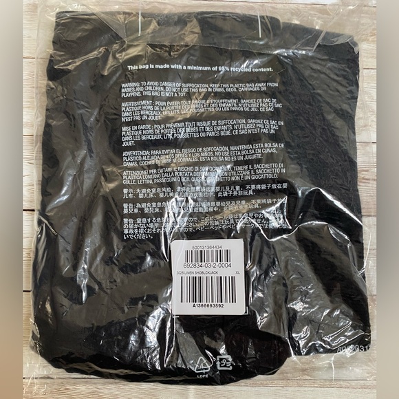 🆕 Old Navy Women’s High-Waisted Linen-Blend Shorts 3.5-in inseam Black XL 16-18 - Picture 13 of 16